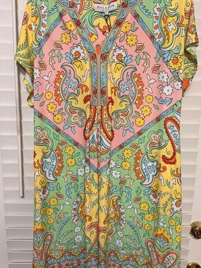 Hale Bob Pastel Paisley Floral Jersey in Pink, Yellow & Mint